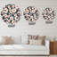 Abondance de marguerites blanches - Horloge murale traditionnelle-60280150