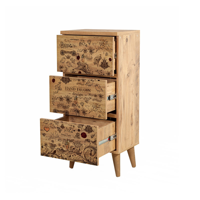 Commode 3 tiroirs l 16,54 po Lawhon