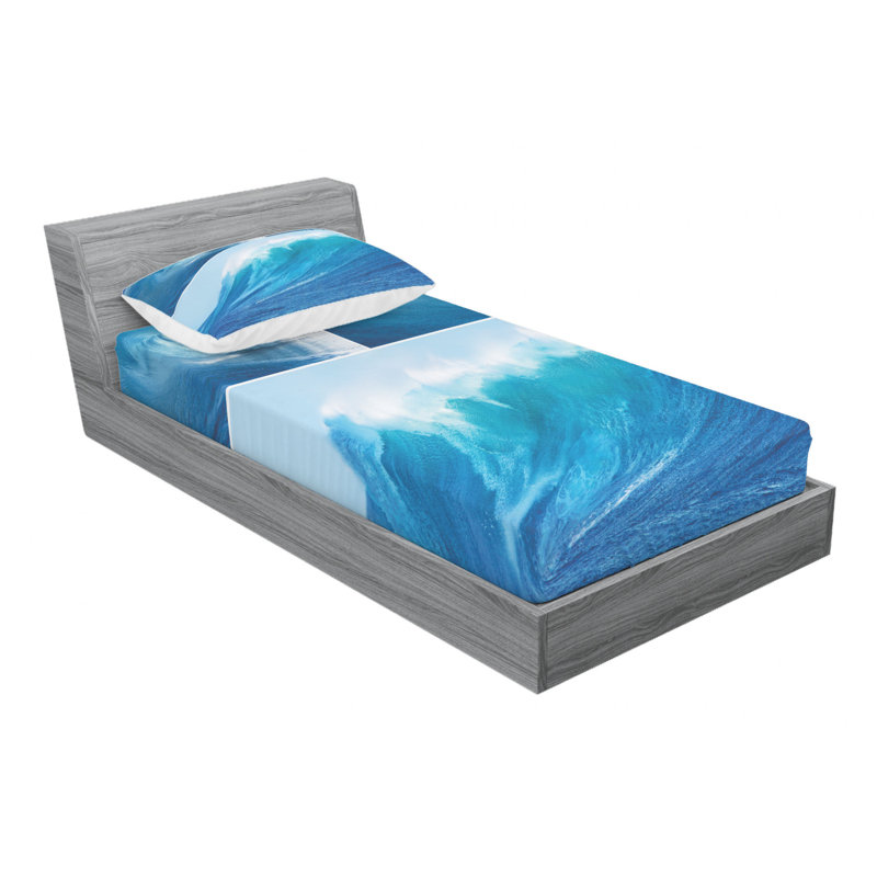 Microfiber Sheet Set, Twin Sheet Set with Fitted Sheet