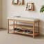  Banc à chaussures rembourré à 2 niveaux-302338318