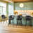 Modern Bar Stools ，26" H Swivel Counter Height Barstools With High Backs, Kitchen Island Stools, For Bar & Home,Faux Leather-213612911-213612908