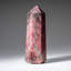 Véritable pointe de rhodonite impériale polie authentique de Madagascar (2,8 lb)