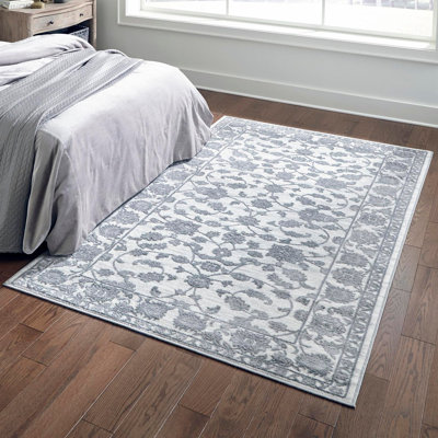 Tapis blanc / gris Musselman