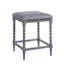 Ensemble de 2 tabourets de comptoir rembourrés de 26 pouces avec structure en bois d'acacia massif et assise confortable rembourrée de mousse.-1123573005-1123573007