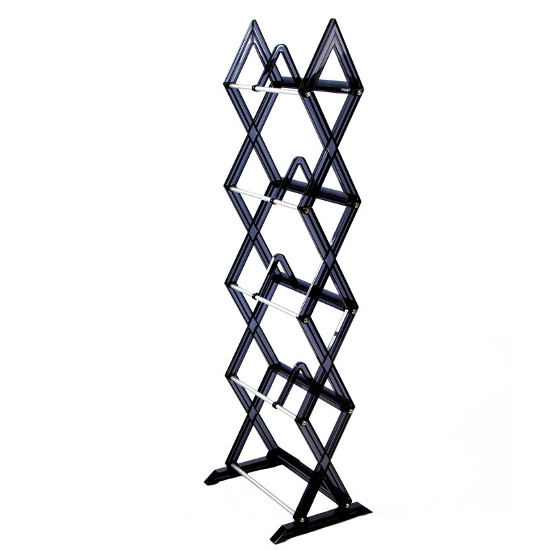Felter Plastic / Acrylic 40.5'' H Media Shelves, Black