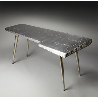 Omarion Aluminum Solid Wood Steel Writing Desk