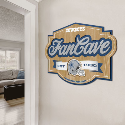 NFL Fan Cave Sign