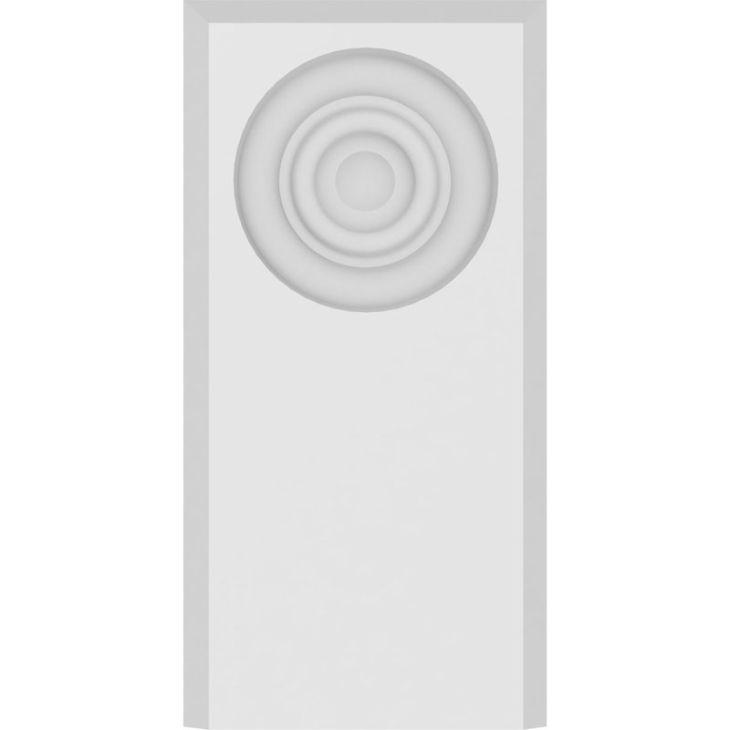 Bloc de socle standard avec bord biseauté Foster, H 7 po x l 3,5 po x p 0,75 po