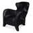 Black Genuine Leather