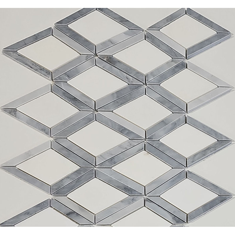 Carreau de mosaïque en marbre de Carrare