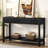 2-Drawers Storage Chest with Open Shelves-34426851