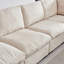 Canapé modulaire avec repose-pieds Donoghue