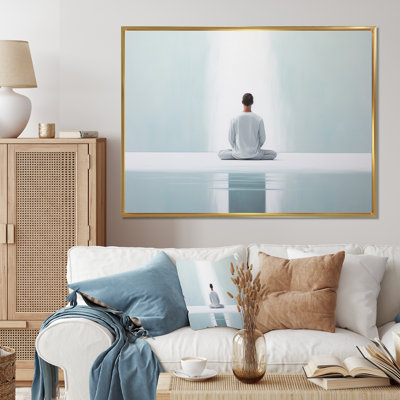 «White Meditation Harmony Of Mind» sur toile