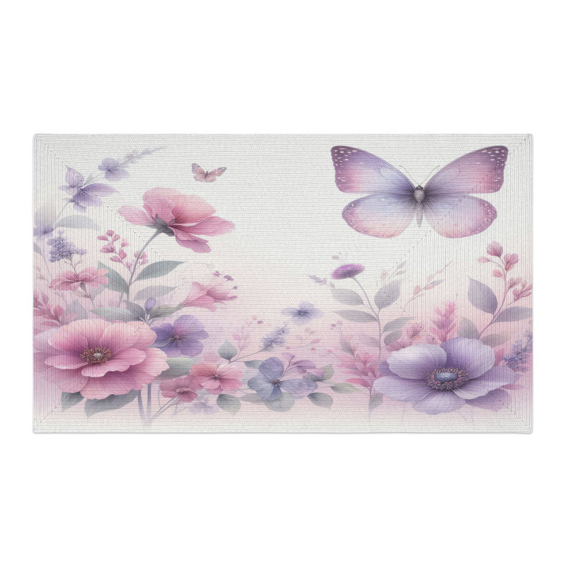 Tapis tressé Garden Wings, Rectangulaire 3 pi x 5 pi