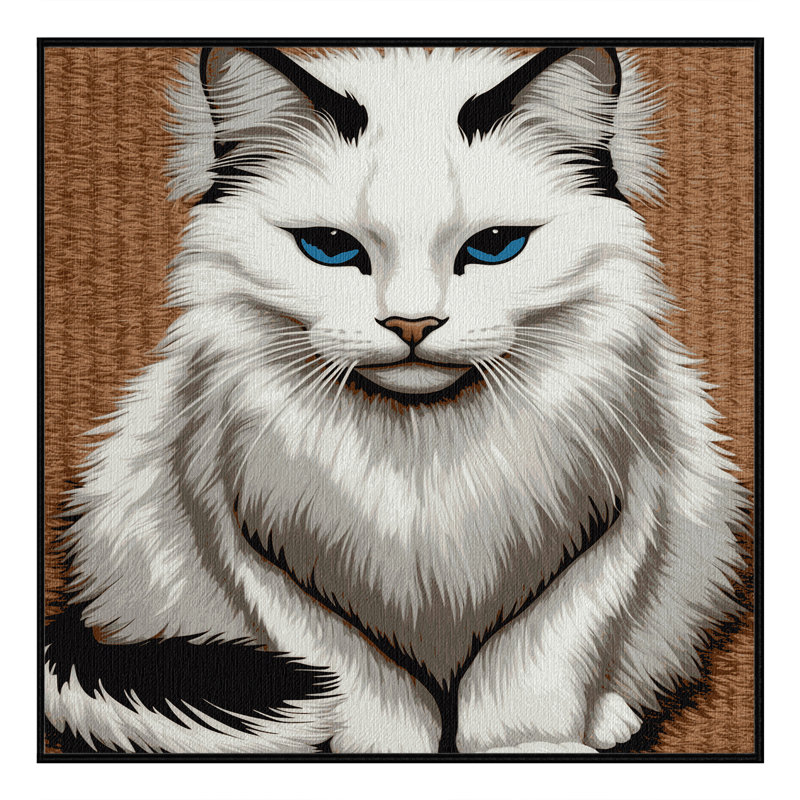  Tapis lavable Birman Cats, Rectangulaire 8 pi x 12 pi