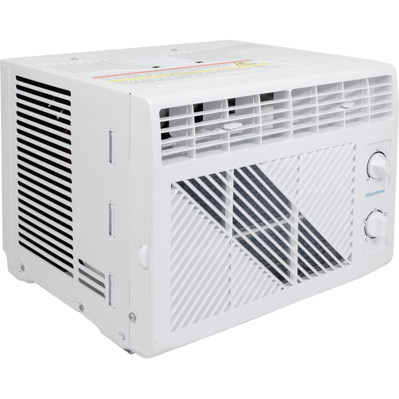 Keystone 5,050 BTU White Window Mounted Air Conditioner with Sleep Mode