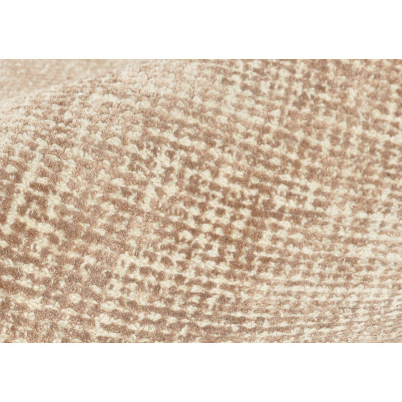 Round 140 cm x 140 cm Wool and Viscose Hand Woven Area Rug