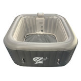 4-Seat Inflatable Pool Spa - Portable Hot Tub Spa with Light and Remote Control