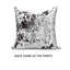 Housse de coussin en argent écrasé