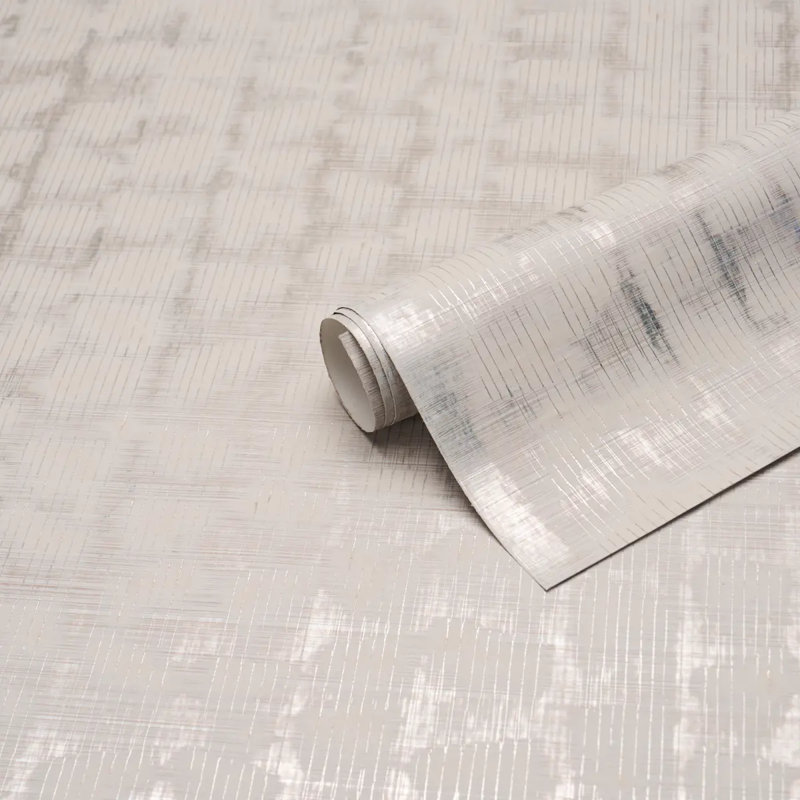 Schumacher X Patterson Flynn Wallpaper Roll, Silver