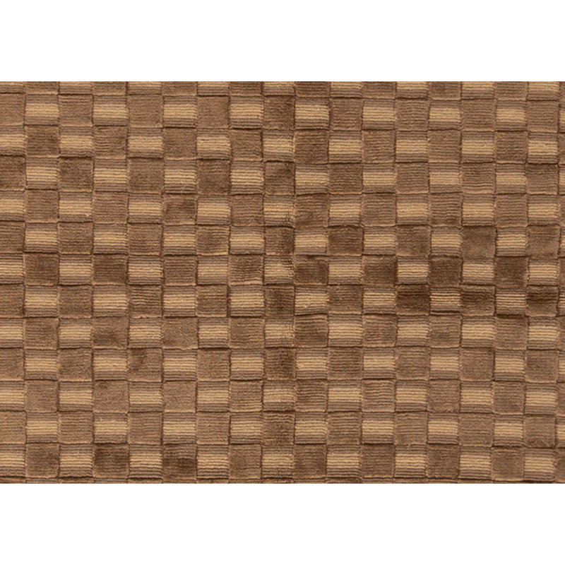 Hand Knotted Wool Area Rug in Taupe