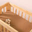 Burnt Sienna Muslin All-Stages Bassinet Sheet