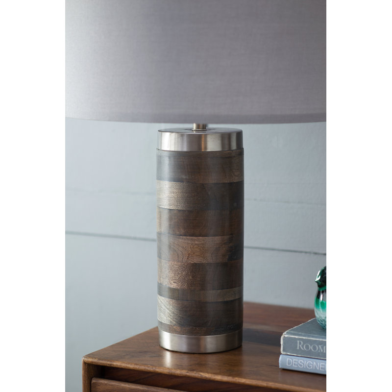 Lampes de table modernes, Bois, Multi-couleur, H 23,5 po x l 16 po x P 16 po, Multi-couleur