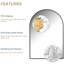 Miroir mural Yomaris-123180793-123180792