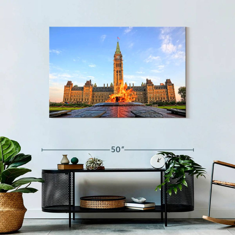 Centennial Flame, 30" H x 45" W