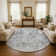Premium Machine Washable Larock AMF1229 Global Rug