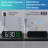 Large Display Digital Alarm Clock For Bedroom, Dimmable Plug-In Clock, 5 Volumes, Loud, Automatic Daylight Saving Time