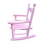 Chaise berçante durable pour enfants rose clair - utilisation intérieure et extérieure, enfant - convient-1175966581