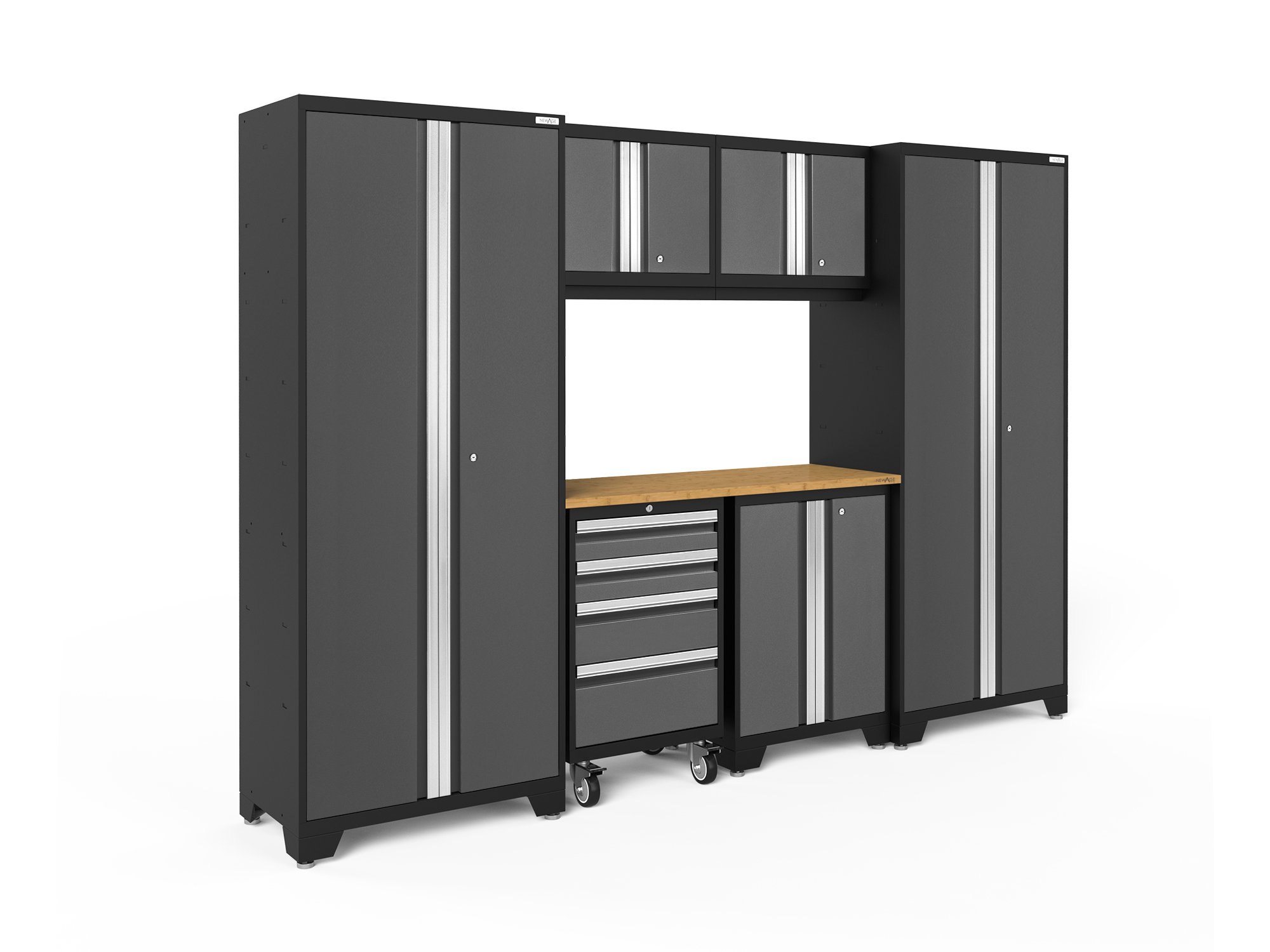 Bold Series 7 Piece Storage Cabinet Set