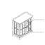 Grande armoire d'appoint avec porte en verre-1411322068