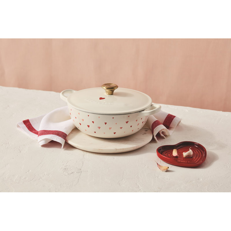 Le Creuset Enameled Cast Iron L'Amour Collection 2.75 Qt Soup Pot with Lid