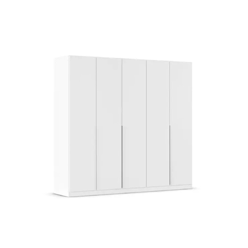 Alabama 2 Door Wardrobe, 210 cm H x 226 cm W x 54 cm D, Basic, Alpine White