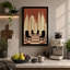 Urban Interior Geometry Art Deco - Wrapped Canvas-110213248-110213265