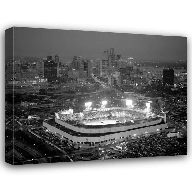 Old Tiger Stadium, 28" H x 35" W