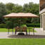 Parasol de marché rectangulaire très grand 15 pi x 8 pi avec base et lumière DEL-1328684943-1325291167
