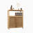 Large Capacity Bamboo Storage Cabinet With Shelves For Bathroom And Living Room-552974721