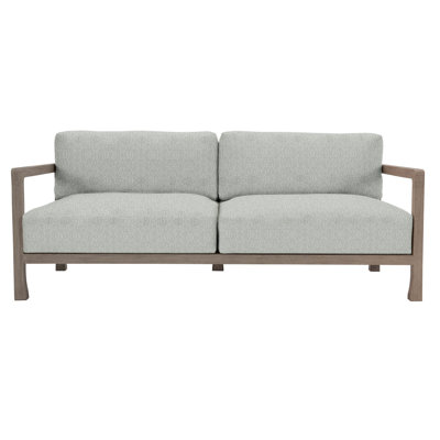 Tanah Teak 80-Inch Wide Patio Sofa With Cushions