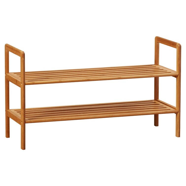 Rebrilliant 2 Tier 8 Pair Shoe Rack