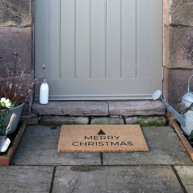 Hugo Non-Slip Christmas Outdoor Doormat