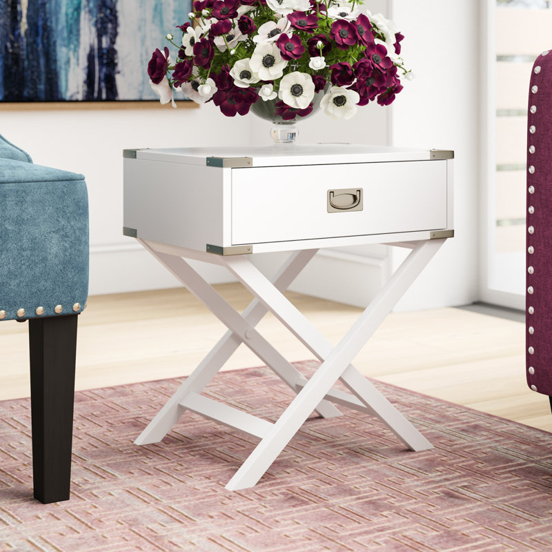 Marotta 24'' W Nightstand, White