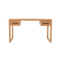 Brooten Rustic Solid Wood Home Office Computer Desk With Hutch.