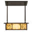 Luminaire suspendu carré/rectangulaire 2 lumières