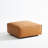 Orange Genuine Leather Modular Sofa cushion couch