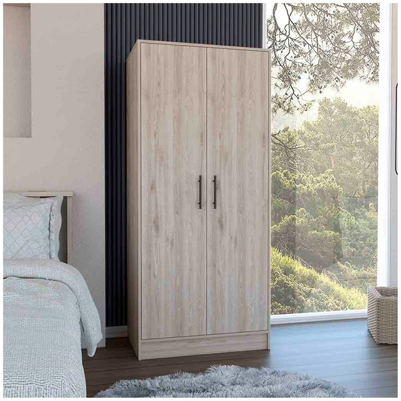 180 Armoire Beery, Chambre, Gris clair