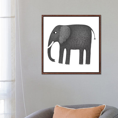 Elephant by Nic Squirrell - Print on Canvas