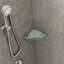 Ensemble de mur de douche en alcôve en marbre de Carrare Utile 6036-123534265